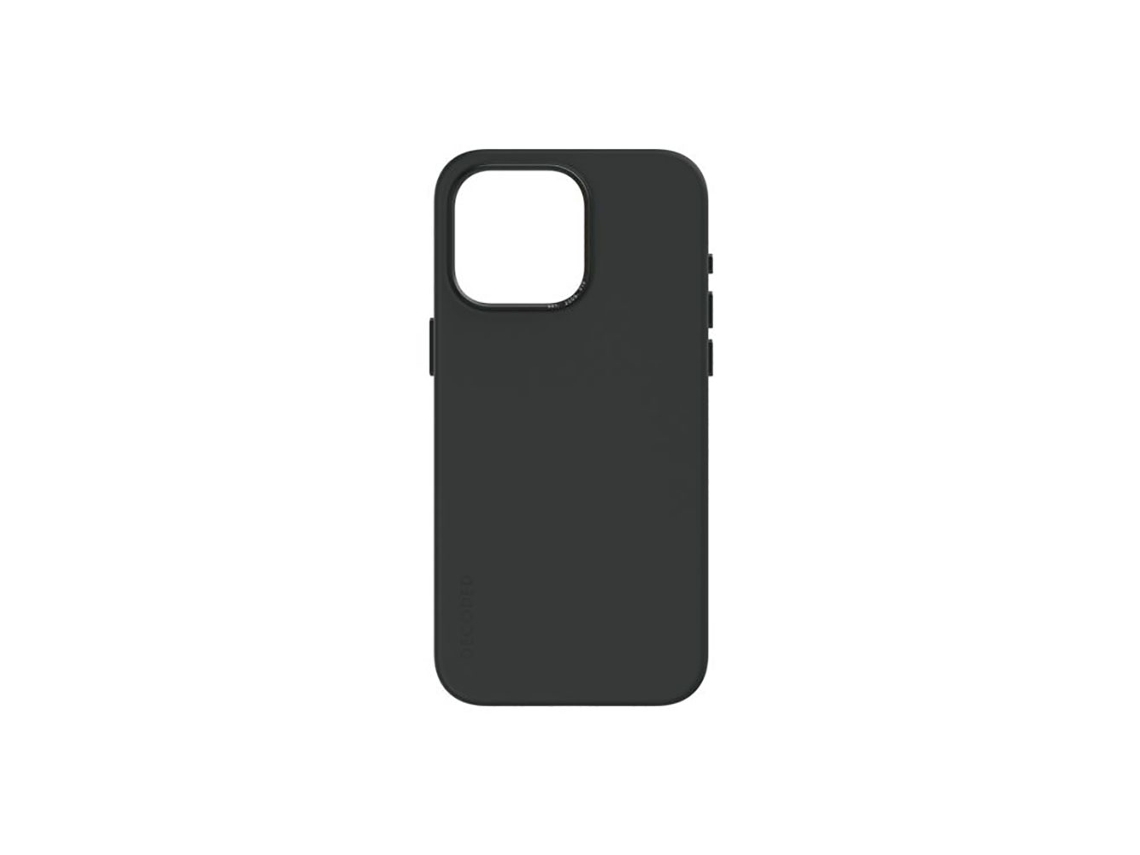 Capa Magsafe Antimicrobiano para iPhone 15 Pro Max DECODED Silicone Preto