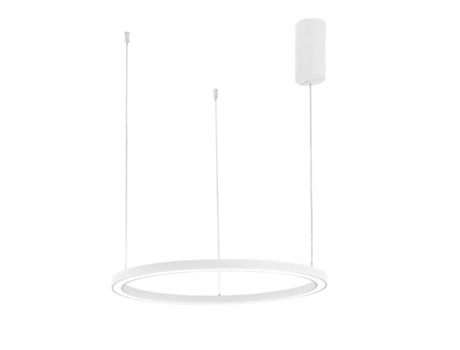 Suspensão Hoop Led em Alumínio Branco com Função Cct 60 cm