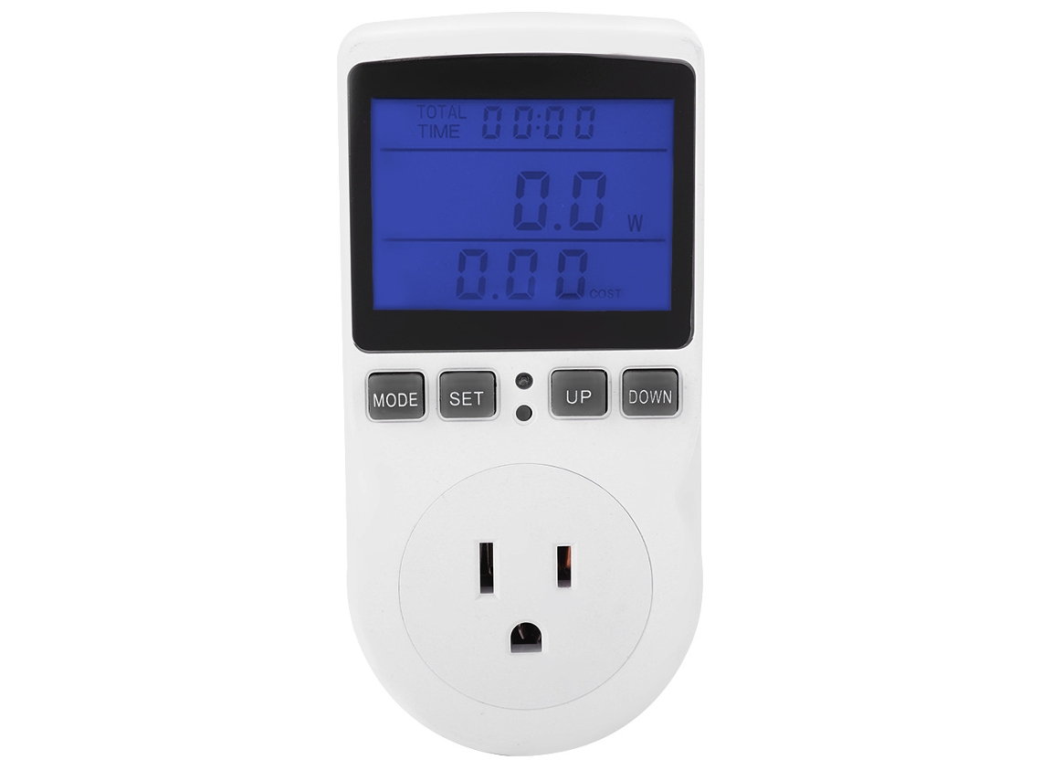 Laxiscreed Tomada De Energia Retroiluminada Com Alarme De Consumo E Compatibilidade De Tensão Ampla