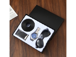 Conjunto De Presente Conjunto Com Relógio, Óculos De Sol E Cinto, Presente Perfeito Para Homens Em Datas Comemorativas Cuich