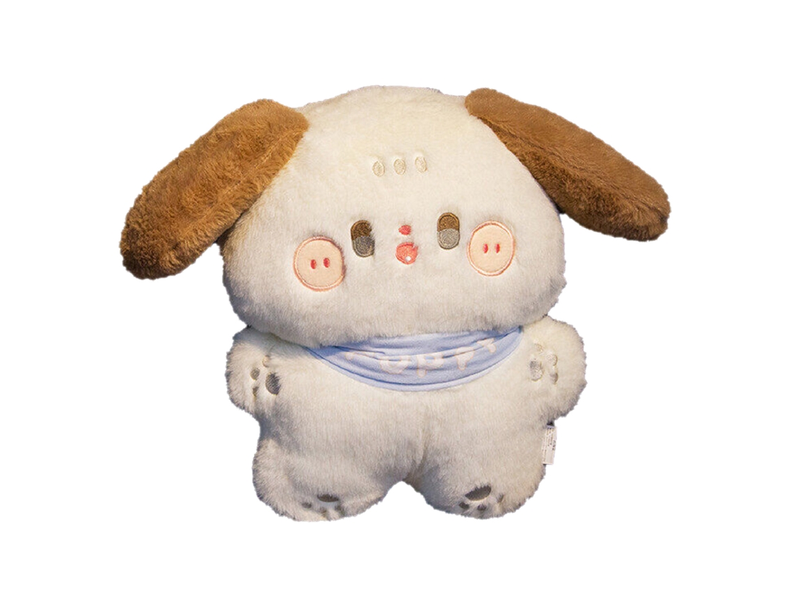 Brinquedo Pelúcia Cachorro Infantil Portátil Cute 11x13in