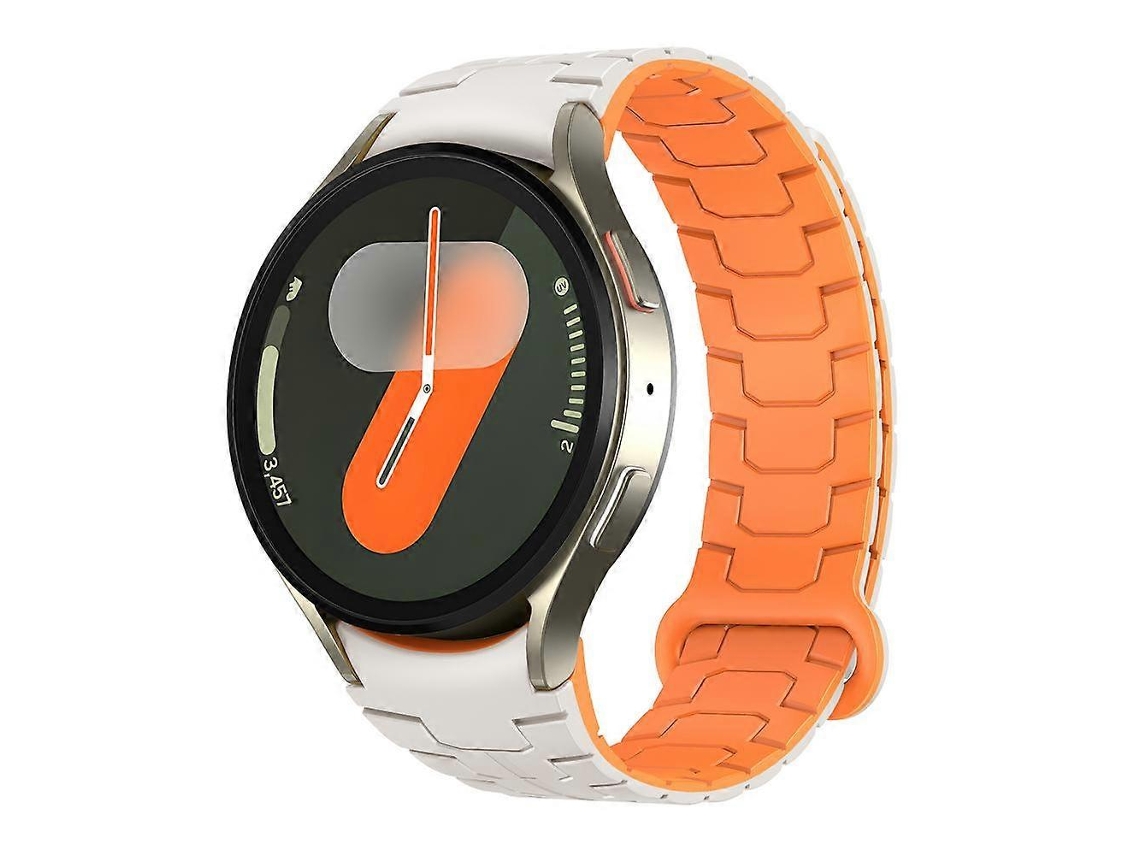 Pulseira Magnética De Silicone Para Samsung Galaxy Watch 7 / 6 / 5