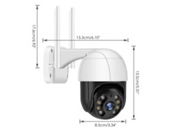 1080p Outdoor Ptz Security Camera 2mp Outdoor Waterproof Wifi Surveillance Camera With Night Vision Two Way Audio Motion Detective Remote Access