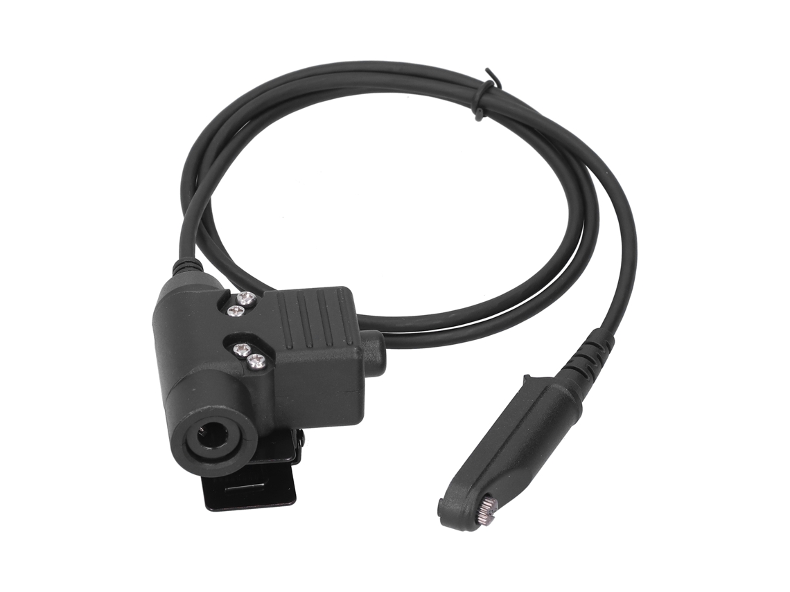 Aetheria adaptador de Fone de Ouvido U94 Ptt Cable Plug para Walkie Talkie Baofeng Uv9r/uv9rplus/uvxs