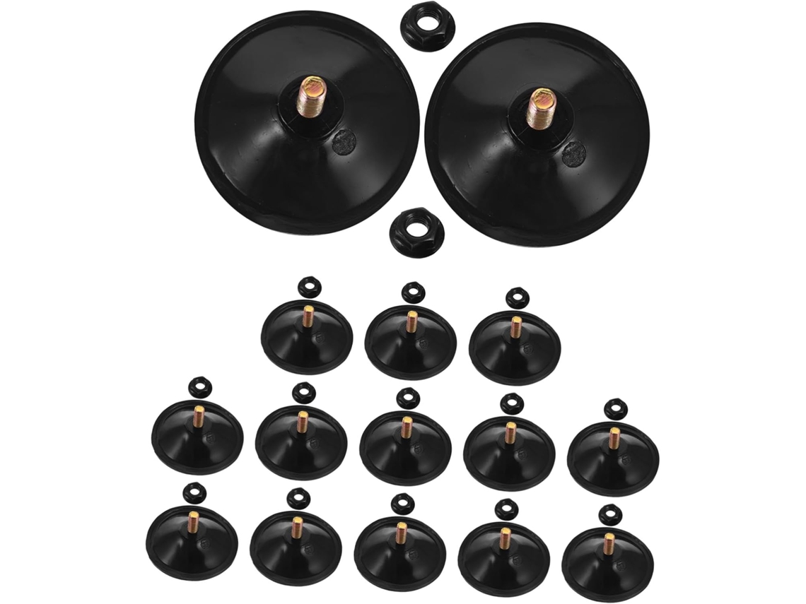 Gancho Para Banheiro Em Pvc Preto Com Parafusos M6 E Ventosas