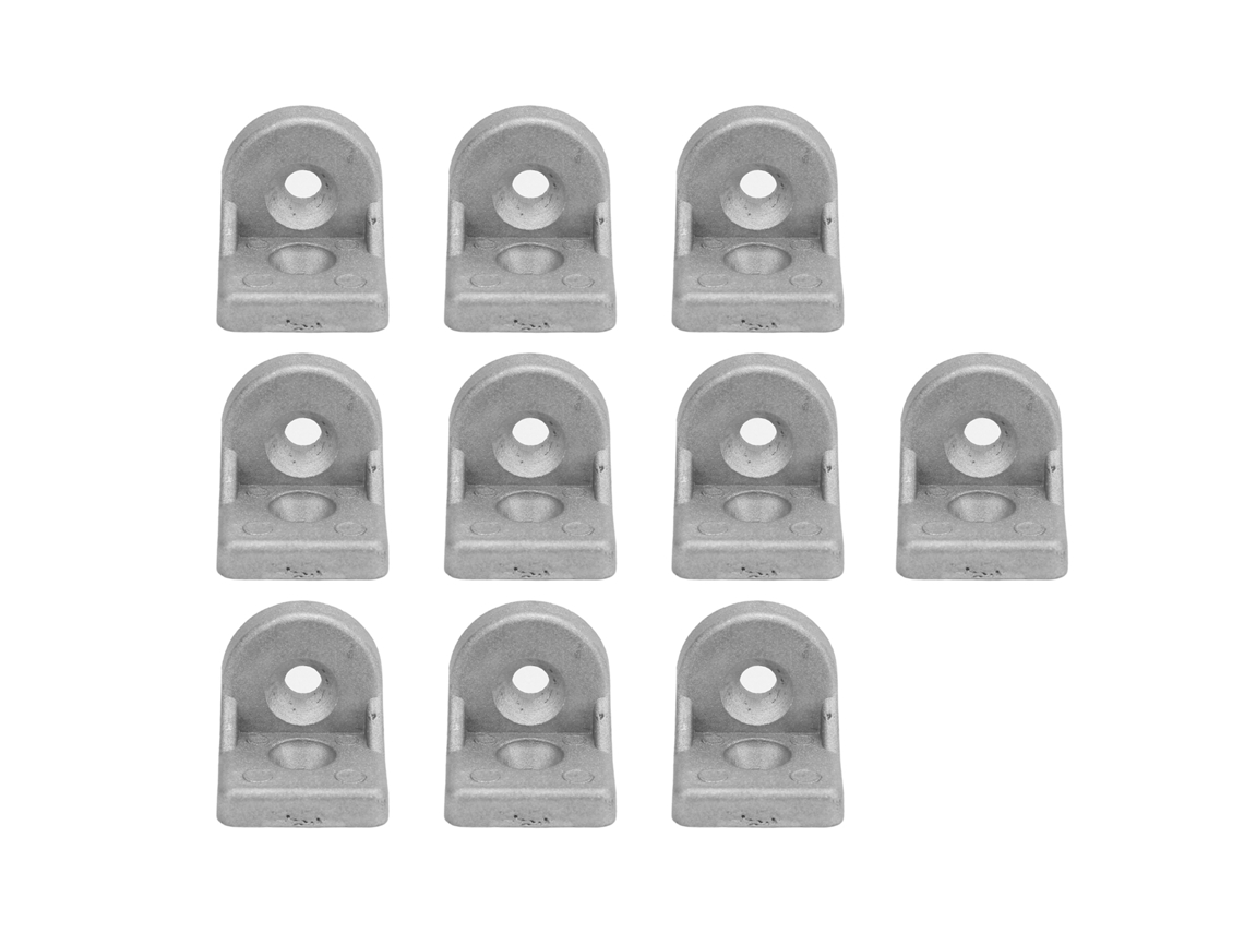 Suporte De Ângulo De Junção Extrusão Alumínio 10pcs Tipo 2030403030 Conector De Direção