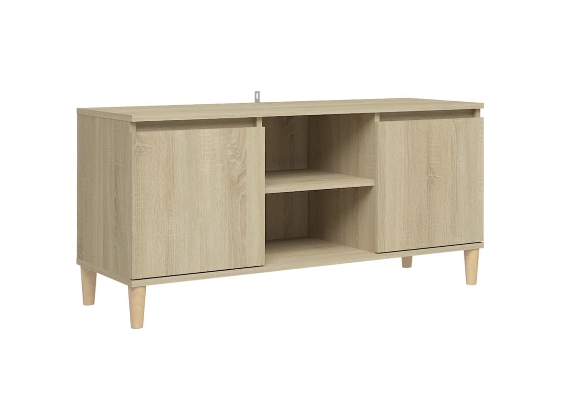 Tv Cabinet, Tv Cabinets Vidaxl Marrom Madeira Processada (n/a)