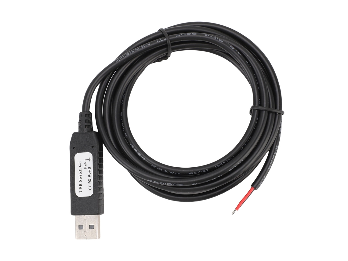 Cabo De Chave Usb Com Teclas De Atalho Personalizadas De 2m Com Chip Inteligente Para Teclado E Mouse