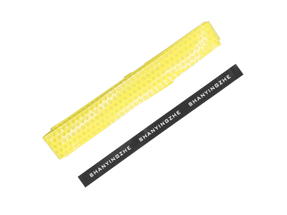 Grip Tape Anti-derrubamento Pu Para Raquete De Tênis E Badminton Com Absorção De Suor Amarelo
