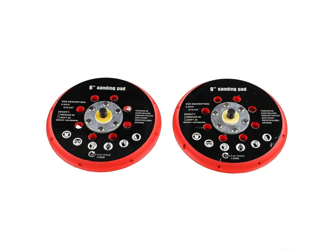 Disco De Lixa 150 Mm (6 Polegadas) Com 17 Furos Para Lixadeira