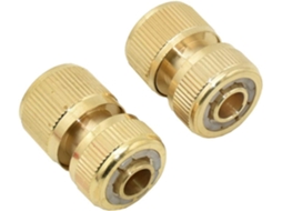 Conector de Latão para Reparo de Mangueira 1/2'' | S/MARCA