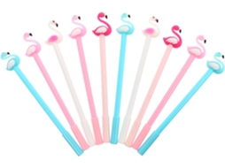 Conjunto De 10 Canetas Rollerball Em Gel Com Estampa Cisne Feminino,