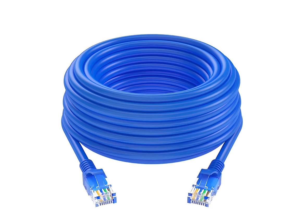 Cabo Ethernet Cat 6 2m,10gbps, 550mhz, Utp, Para Router/pc/gaming Blue Hexinyigjly