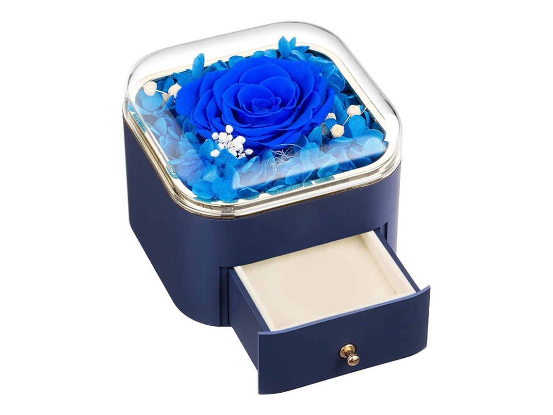 Elysve Caixa De Presente Decorativa Azul, Joias