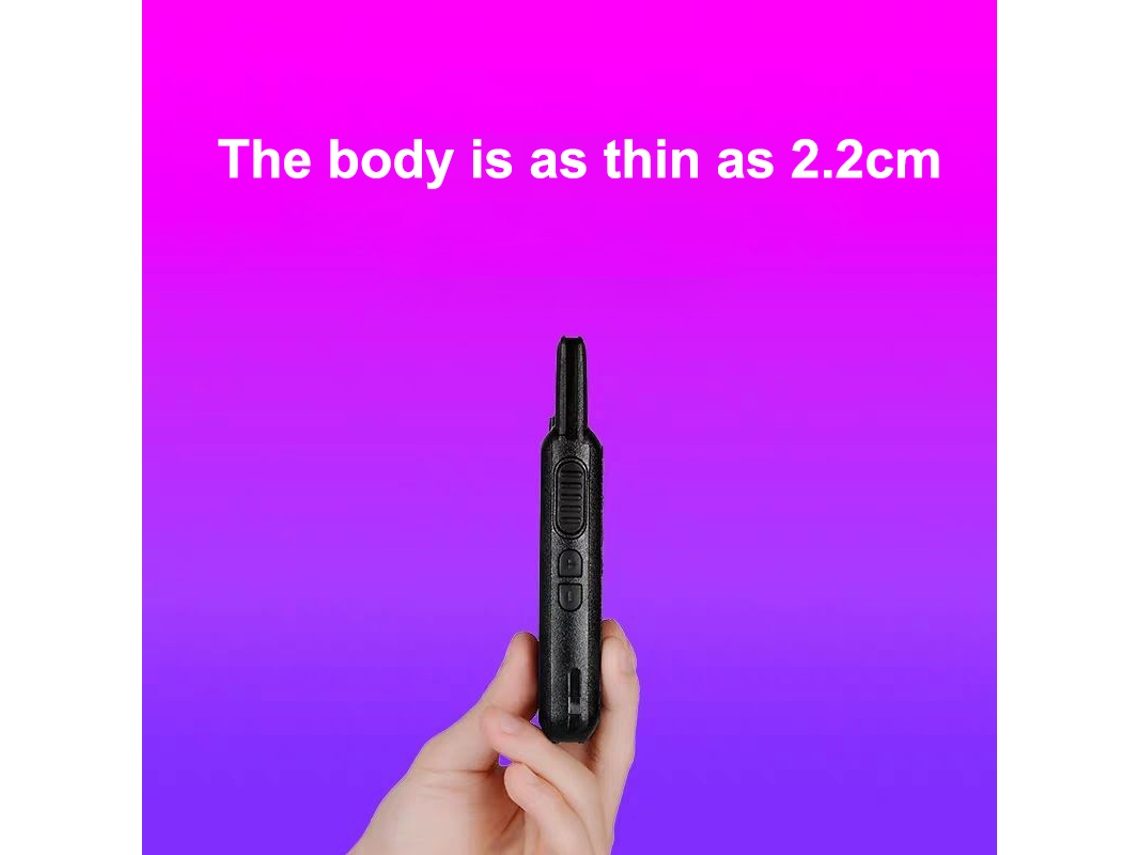 Rádio Walkie talkie LAXISCREED Kd c1 Preto