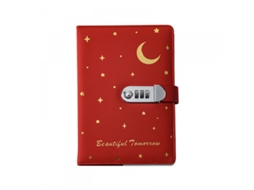 /ea/ Agenda Feminina Com Cadeado, Tamanho A5. Caderno Criativo Senha.-aquaforge