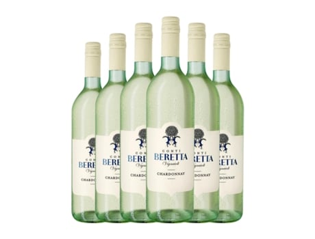 Vinho branco CONTI BERETTA Tre Venezie Chardonnay Trevenezie (0.75 L - 6 Unidades)