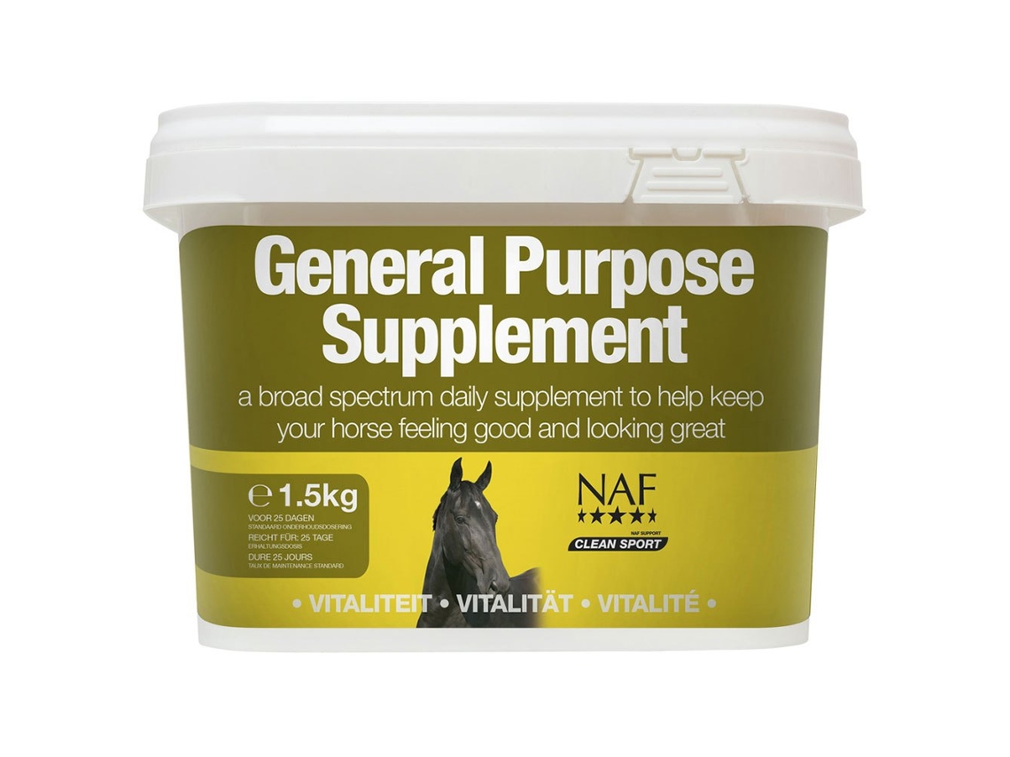 Alimentação Complementar General Purpose 1.5Kg Transparentenaf Equine