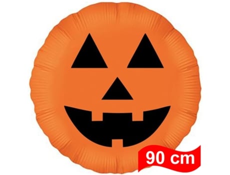 Balão de 90Cm Abóbora Halloween BALAOMAIS