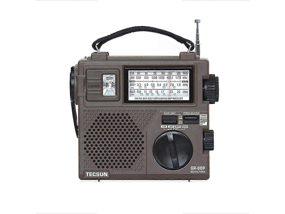 Receptor De Rádio Digital 88p, Rádio Dínamo Com Tela Sensível Ao Toque Integrada Olysi Shop