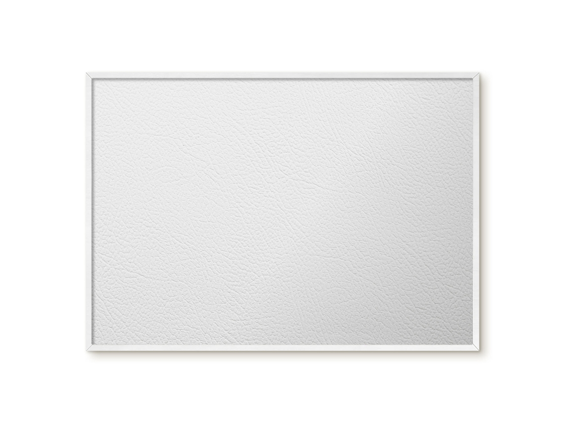 Quadro de vidro magnético em madeira marrom para hall de entrada Espelharte (100x70 cm)