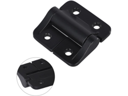 Dobradiça Com Controle De Posição Torque Constante, Suporte Simétrico Da Tampa De 0, 0 N·m, Dobradiça De Batente Preta