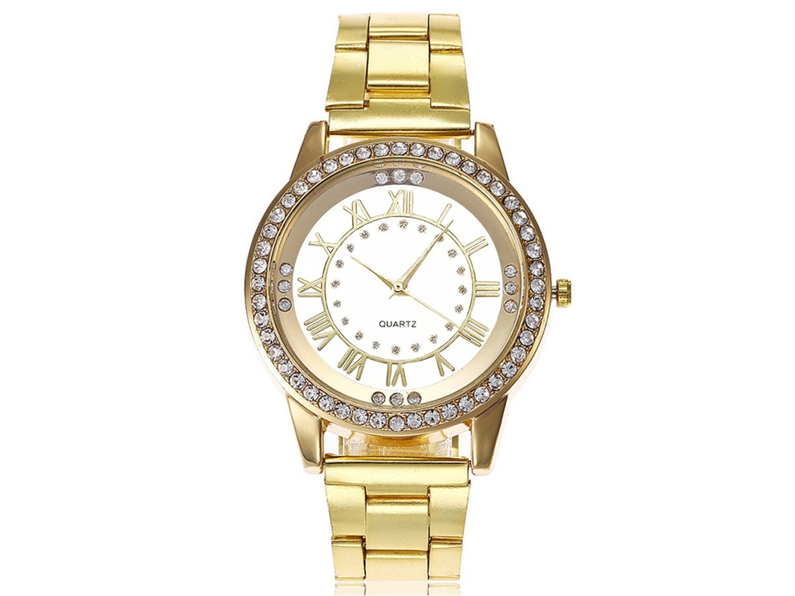 Relógio de Pulso de Quartzo com Pulseira de Aço Estilo Minimalista Elegante e Confortável