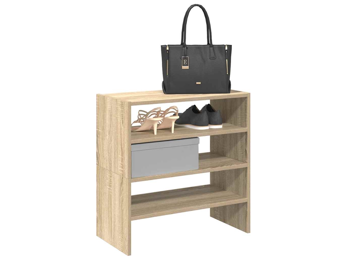 Vidaxl Sapateiras 2 Pcs Empilháveis 60x30x30,5 Cm Carvalho Sonoma