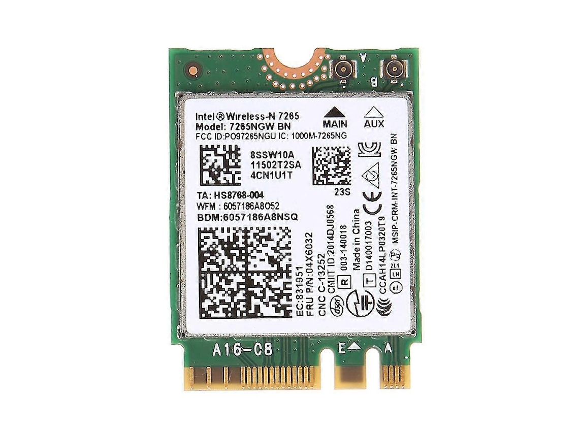 Placa De Rede Wi Fi Dual Band 2.4g/5g Com Interface Ngff E Bluetooth 4.0 Para Lenovo Aquaforge