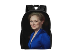 Mochila De Estudante Meryl Streep, Leve, Durável, À Prova Dágua E Com Alça De Ombro Ajustável. N1043 Olysi Shop