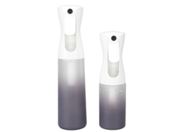 2 Unidades De Botellas De Spray Recargables Vacías Para Cabelo 300ml 200ml Cinza