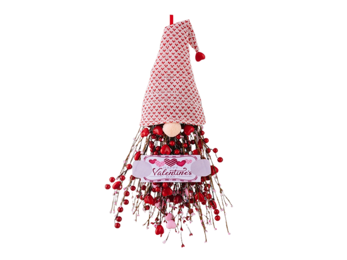 Guirlanda de Árvore com Corações de Amor para Decoração de Namorados, Vermelho e Rosa LAXISCREED