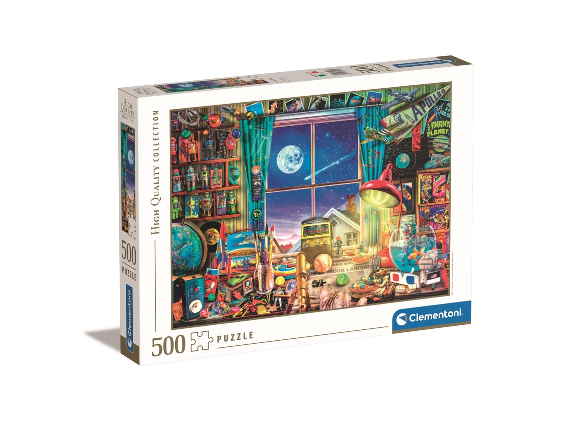 Puzzle 500 Pçs To The Moon Clementoni