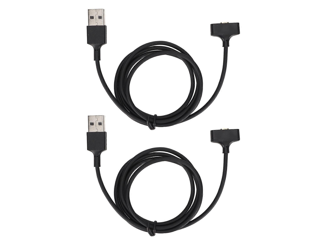 Pacote Com 2 Cabos Usb Universais De 1 M Para Carregamento Do Smartwatch Fitbit Ionic.