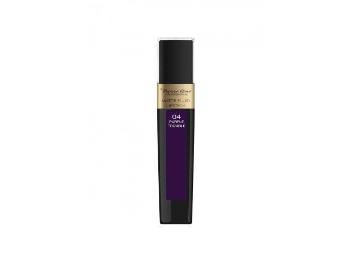 PIERRE RENE Batom Fluido Matte 04 Purple Trouble 6