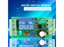 Módulo Relé Atraso Controle Timer Chave Acesso
