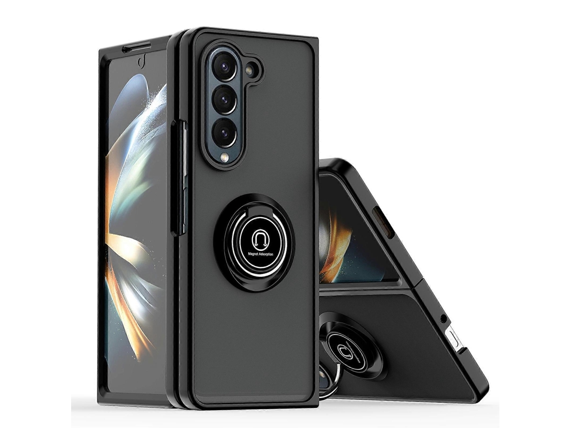 Capa De Tpu Pc Q Shadow Série 1 Com Anel Para Samsung Galaxy Z Fold6