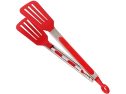 Pinça De Cozinha Antiaderente, Utensílio De Cozinha, Cabo De Aço Inoxidável, Ideal Para Pizza, Pão, Bife, Salada E