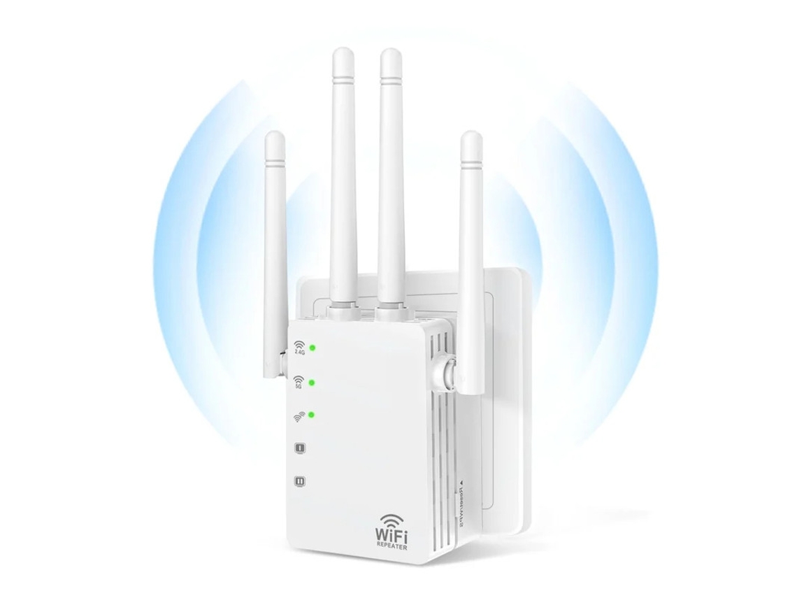 Extensor Wifi De Banda Dupla De 1200 Mbps De 2 4 E 5 Ghz Amplificador De Sinal De Extensor Wifi Para Cobertura Doméstica Até 12.880 Pés Yizhood