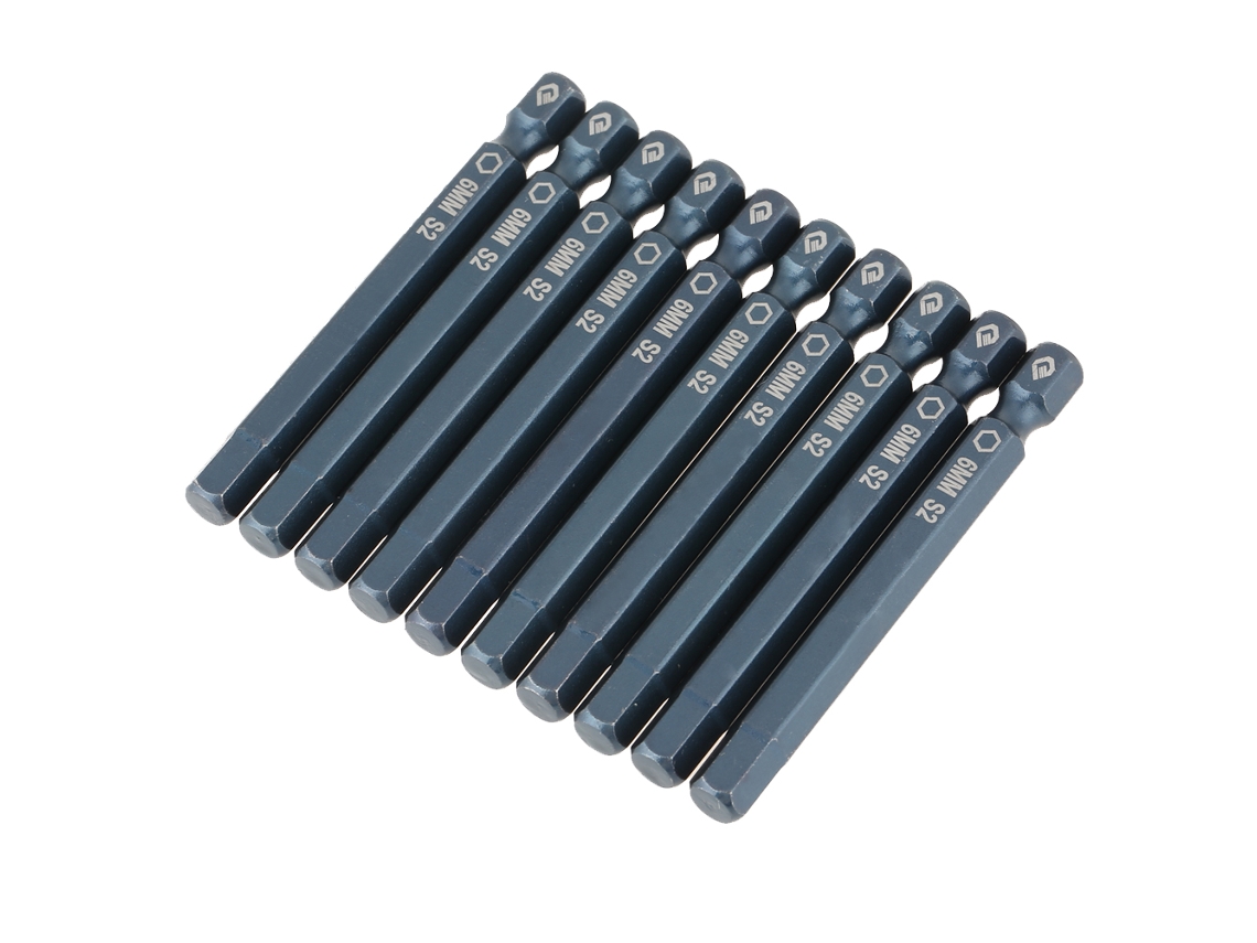 10pcs Conjunto de Bits de Parafuso Hexagonal S/MARCA