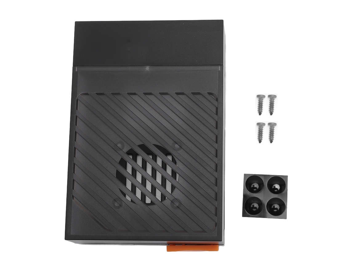 Capa Para Rpi 5 Com Cooler Pwm, Tampa Superior Deslizante E Capa Protetora