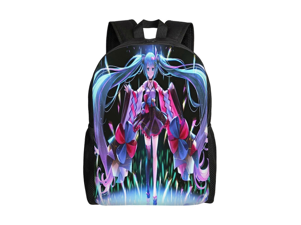Mochila Hatsune Miku R85 Para Escola E Trabalho, Leve E Impermeável, Mochila Estilosa Para Estudantes E Adultos H85