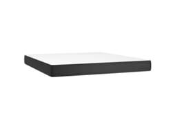 Pocket Spring Bed Mattress, Pocket Spring Bed Mattresses Vidaxl Preto Couro Artificial (160 X 200 Cm)