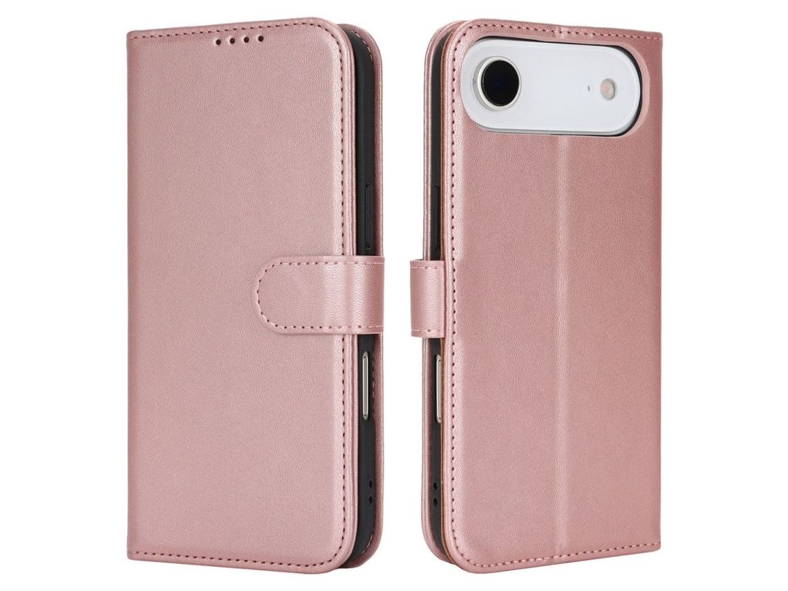 Capa Para Iphone Air Com Suporte - Ouro Rosa