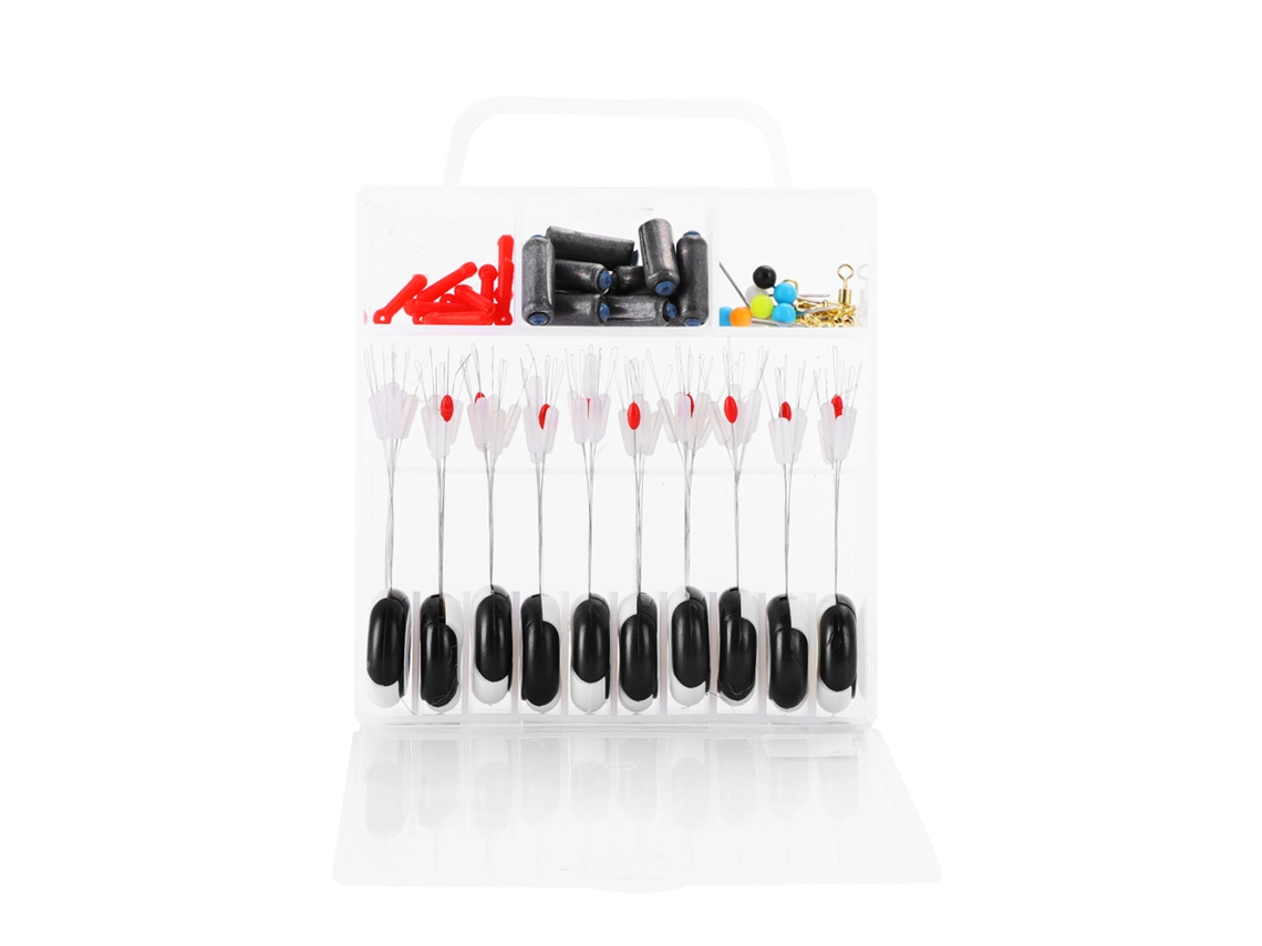 Fishing Tackle Set (fixed Lead Sheet Connecting Fishing Line) Space Bean Lead Sheet Float Seat Figure-eight Ring Combination
