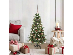 Vidaxl Árvore De Natal Articulada Artificial Verde 120 Cm Pe E Pvc