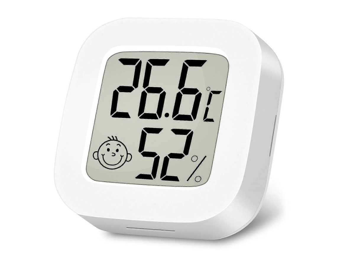 Termômetro E Higrômetro Digital, 2 Unidades, Mini Termômetro E Higrômetro Para Ambientes Internos, Visor Led