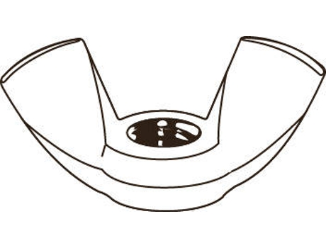 Porca CHEMITOOL D315-LATÃO ORELHAS BSW 1/4