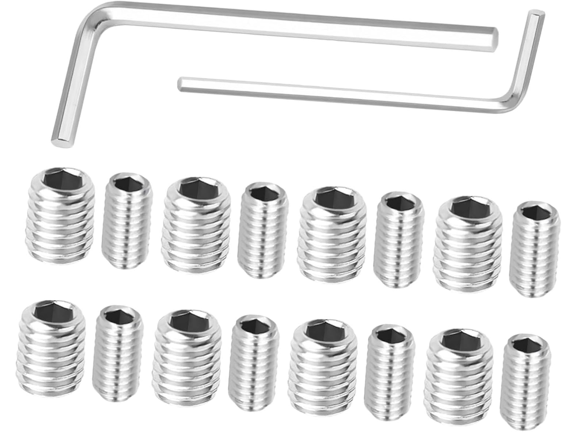 Conjunto De 18 Parafusos E Fixadores Para Maçaneta Freezer Toddmomy, Em Aço Inoxidável, Com Chaves Allen, Acessórios