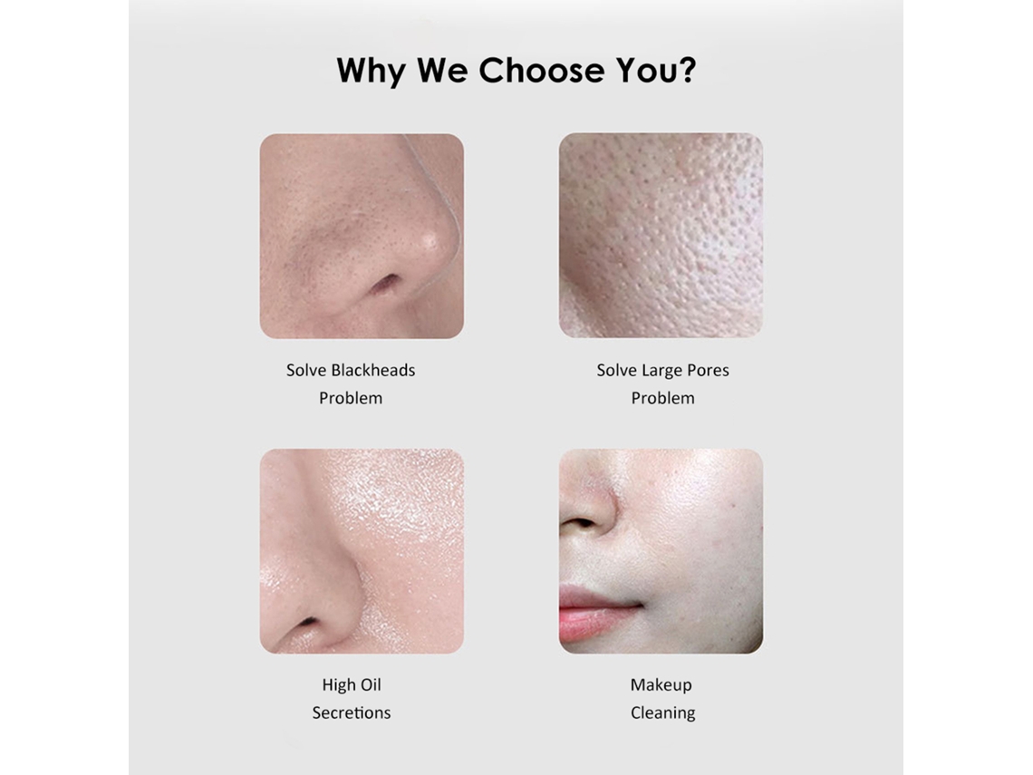 Aparelho vibratório de limpeza facial - Esfoliante e limpador de pele com efeito lifting.